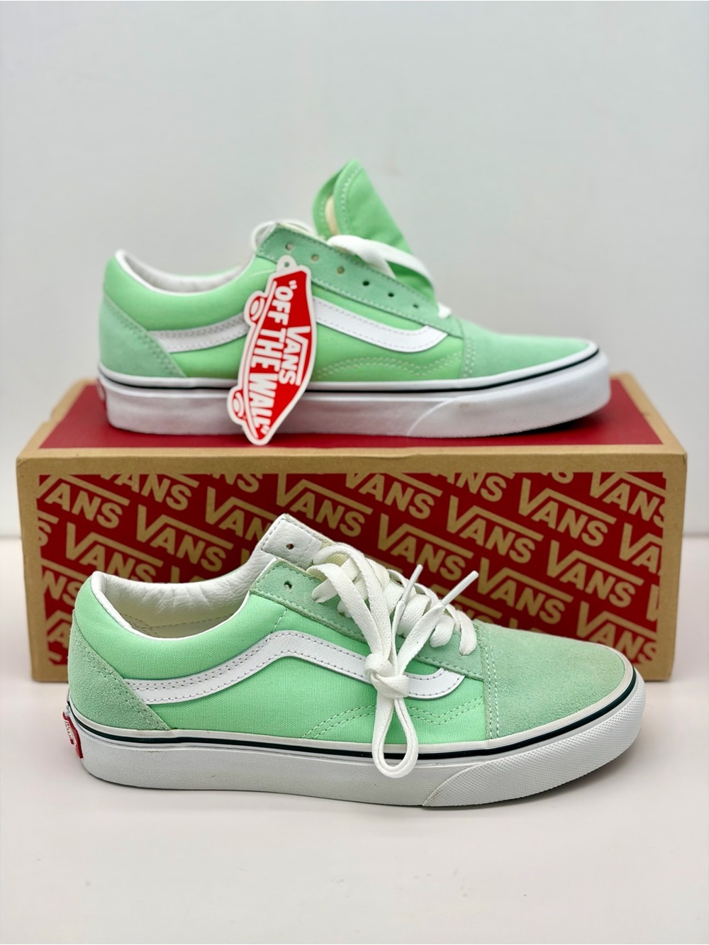 Vans Old Skool Mint Green Skate Shoes